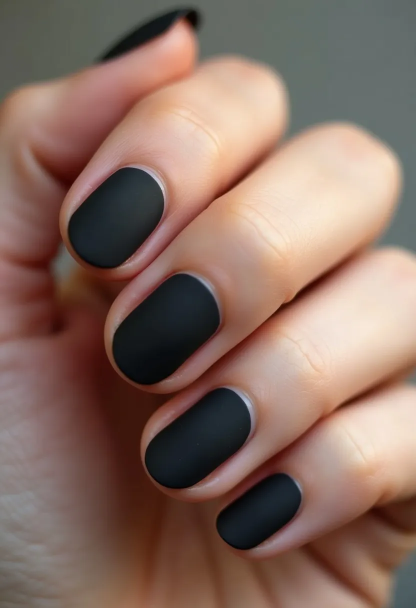 black nail designs