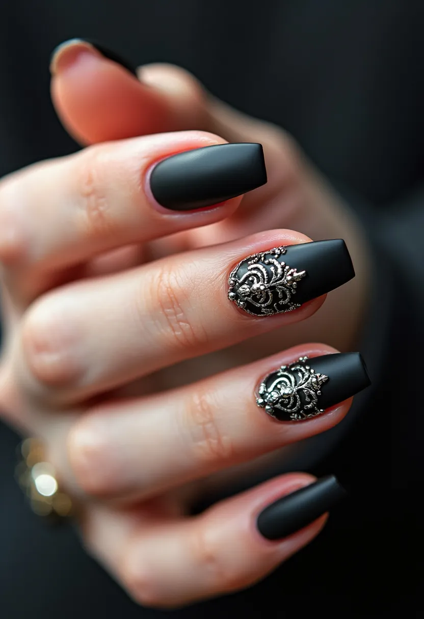 gothic nail designs