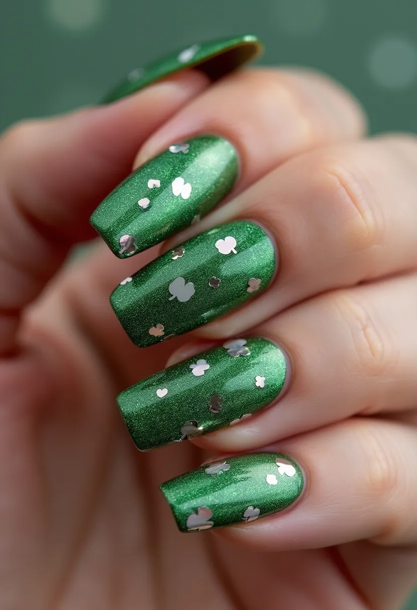 shamrock nail designs