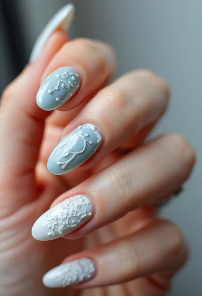 white nail designs